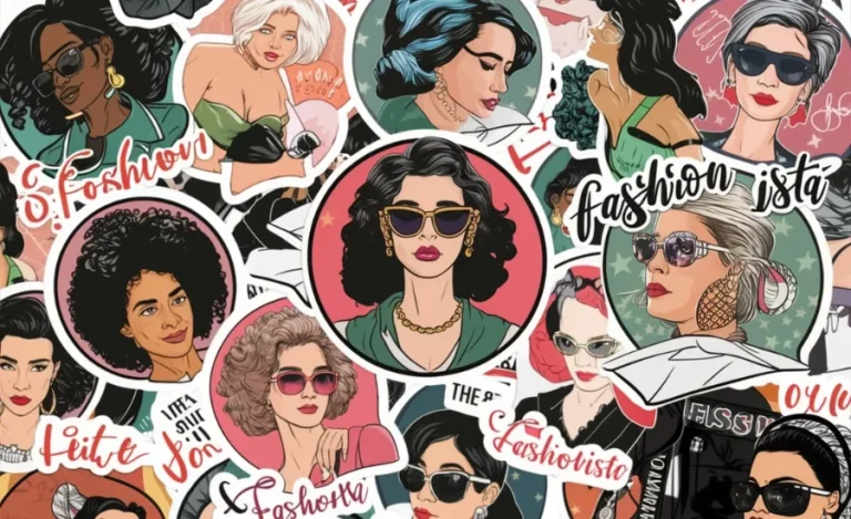 Icon Fashionista Stickers No Blur